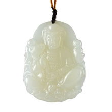 天下玉緣白玉觀音吊墜 精雕細(xì)琢，賜福永葆平安