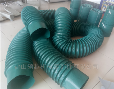 自制河南糧食卸料輸送帆布軟連接